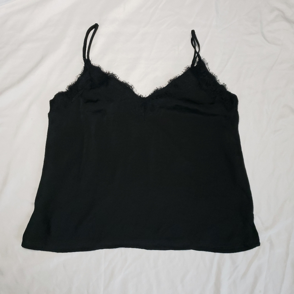 BP Black Lace Trim Camisole